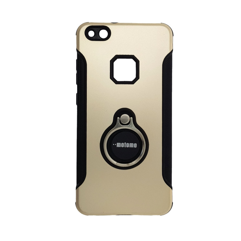 Back Cover Motomo Hybrid Armor Case for Huawei P10 Lite - Color: Gold