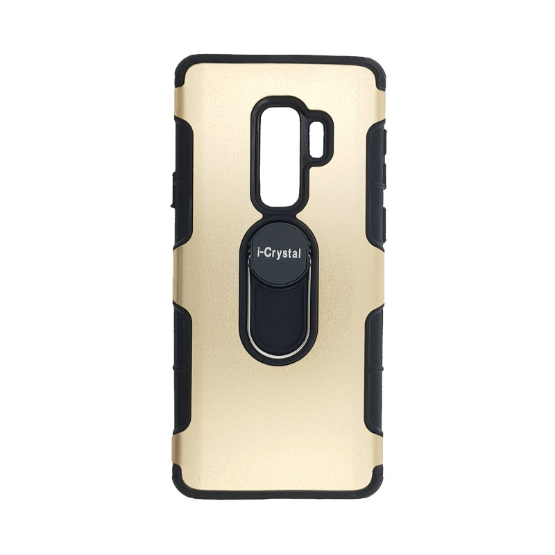 Back Cover I-Crystal Case for Samsung G965F Galaxy S9 Plus - Color : Gold