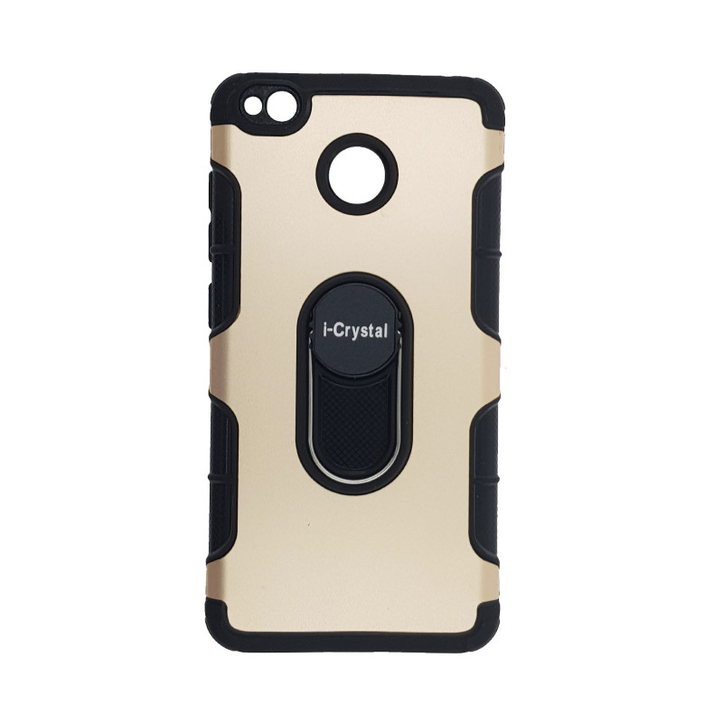 Back Cover I-Crystal Case for Xiaomi Redmi 4x - Color: Gold