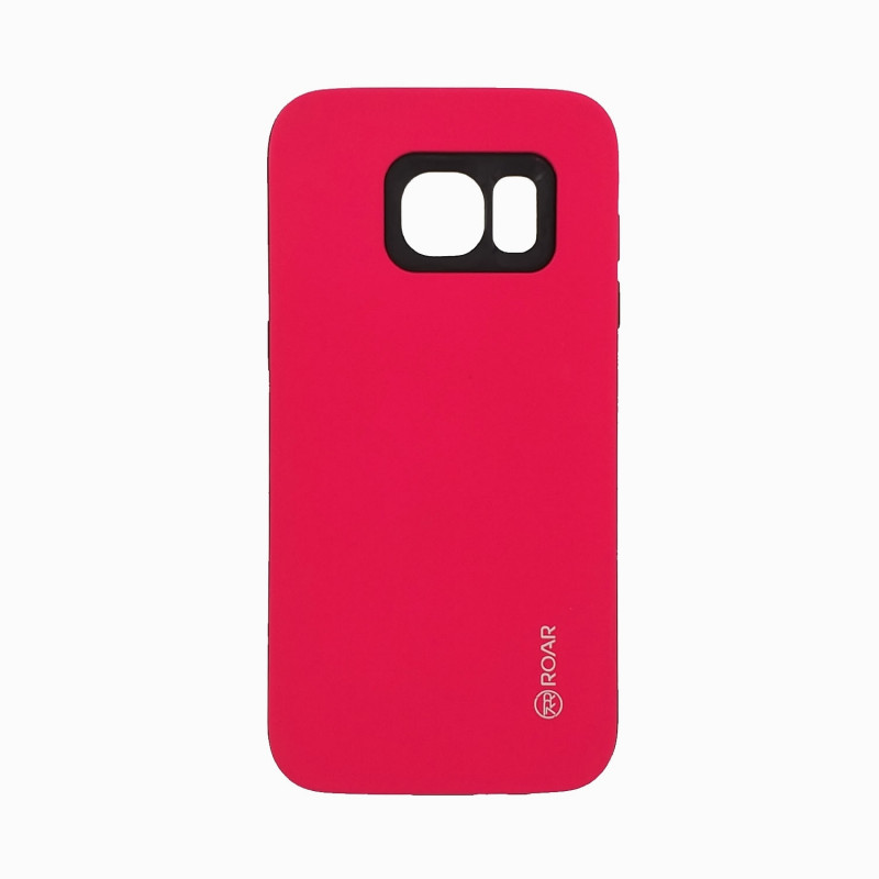 Back Cover Roar Rico Case for Samsung G935F Galaxy S7 Edge - Color : Coral