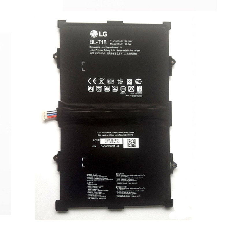 Battery LG BL-T18 for G PAD II PAD X 10.1 V930 -7400mAh