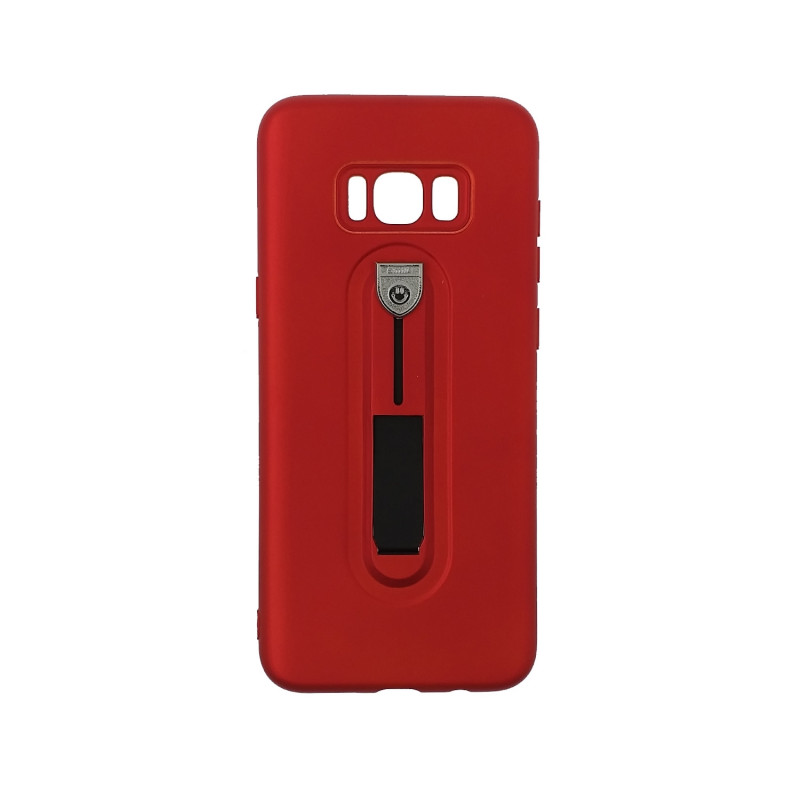 Back Cover Hybrid Armor Case With Air Cushion for Samsung G955F Galaxy S8 Plus - Color : Red