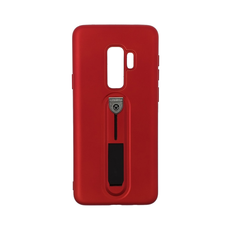 Back Cover Hybrid Armor Case With Air Cushion for Samsung G965F Galaxy S9 Plus - Color : Red