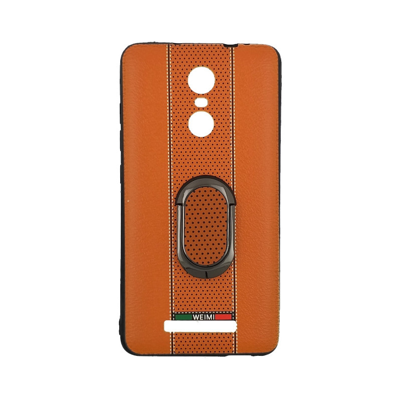 Back Cover Weimi Case With Stand for Xiaomi Redmi Note 3 - Color: Orange