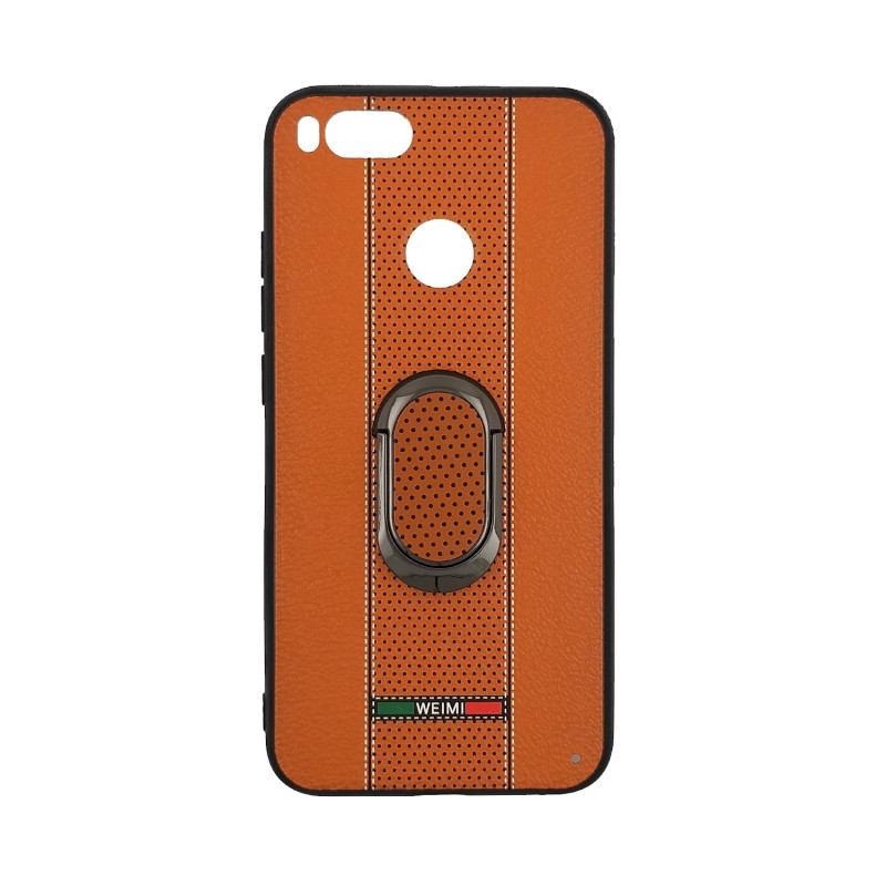 Back Cover Weimi Case With Stand for Xiaomi Mi 5X - Color: Orange