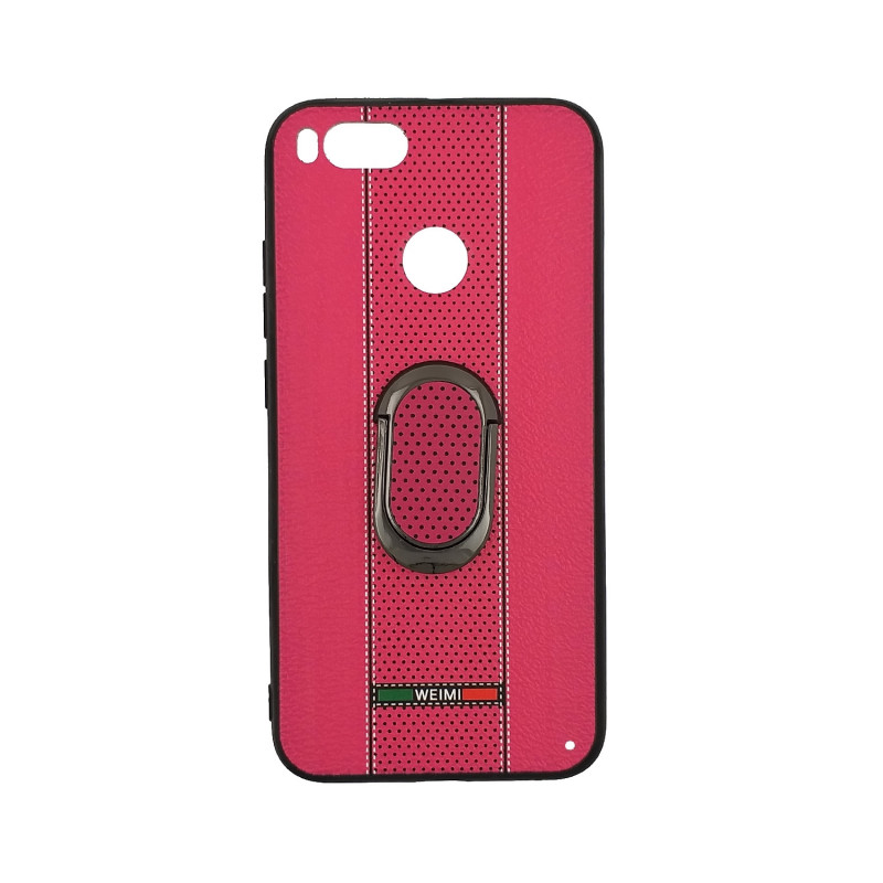 Back Cover Weimi Case With Stand for Xiaomi Mi 5X - Color: Pink