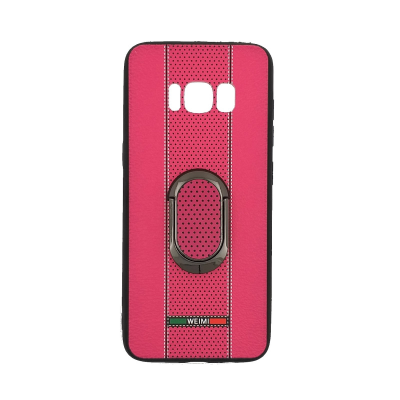 Back Cover Weimi Case With Stand for Samsung G950F Galaxy S8 - Color: Pink