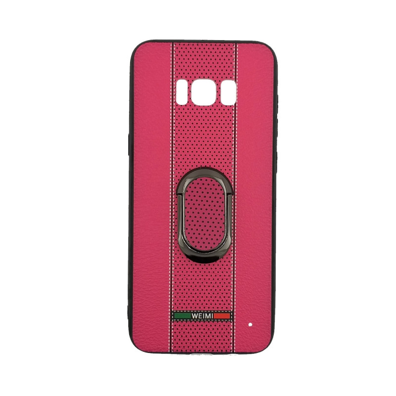 Back Cover Weimi Case With Stand for Samsung G955F Galaxy S8 Plus - Color: Pink