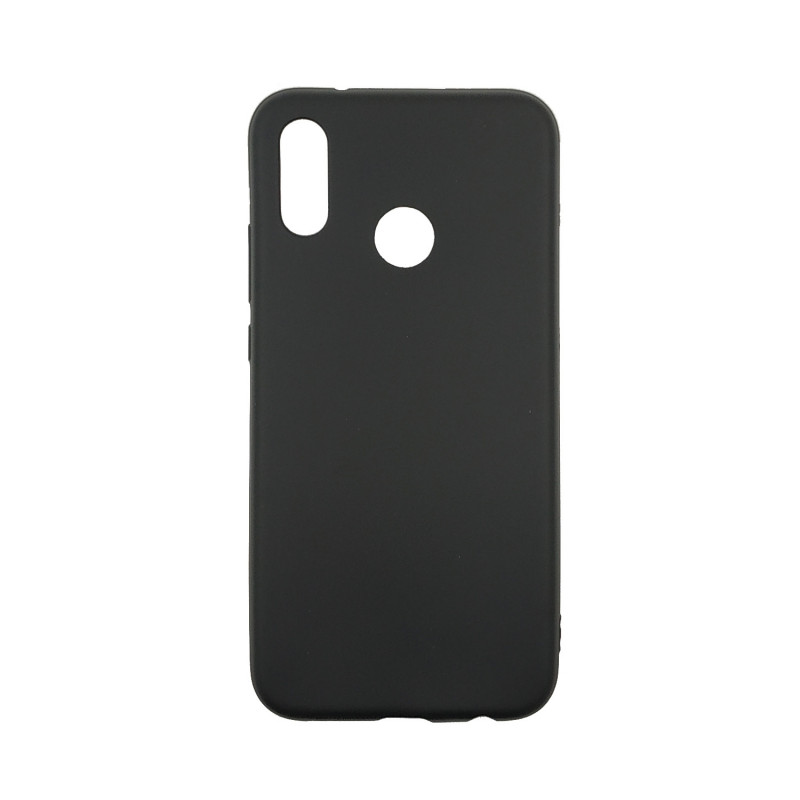 Back Cover Silicone Case for Huawei P20 Lite - Color: Black