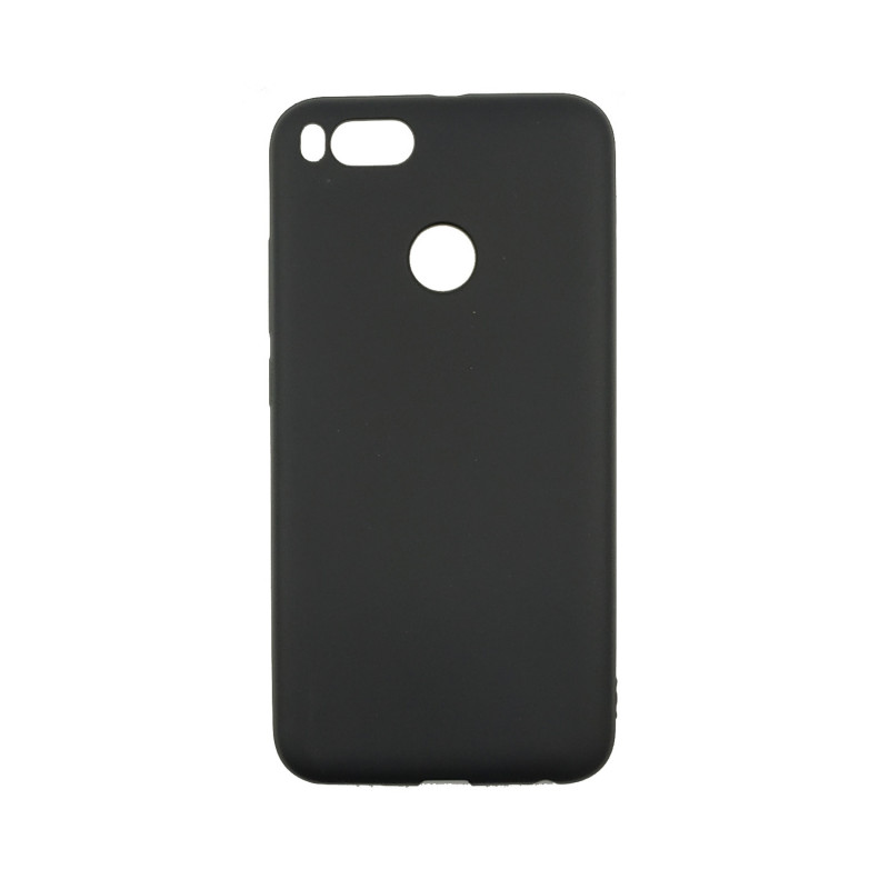 Back Cover Silicone Case for Xiaomi Mi 5X - Color: Black