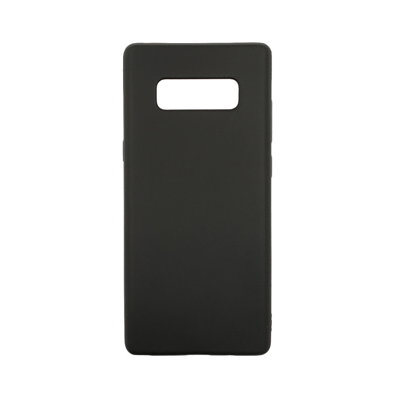 Back Cover Silicone Case for Samsung N950F Galaxy Note 8 - Color: Black