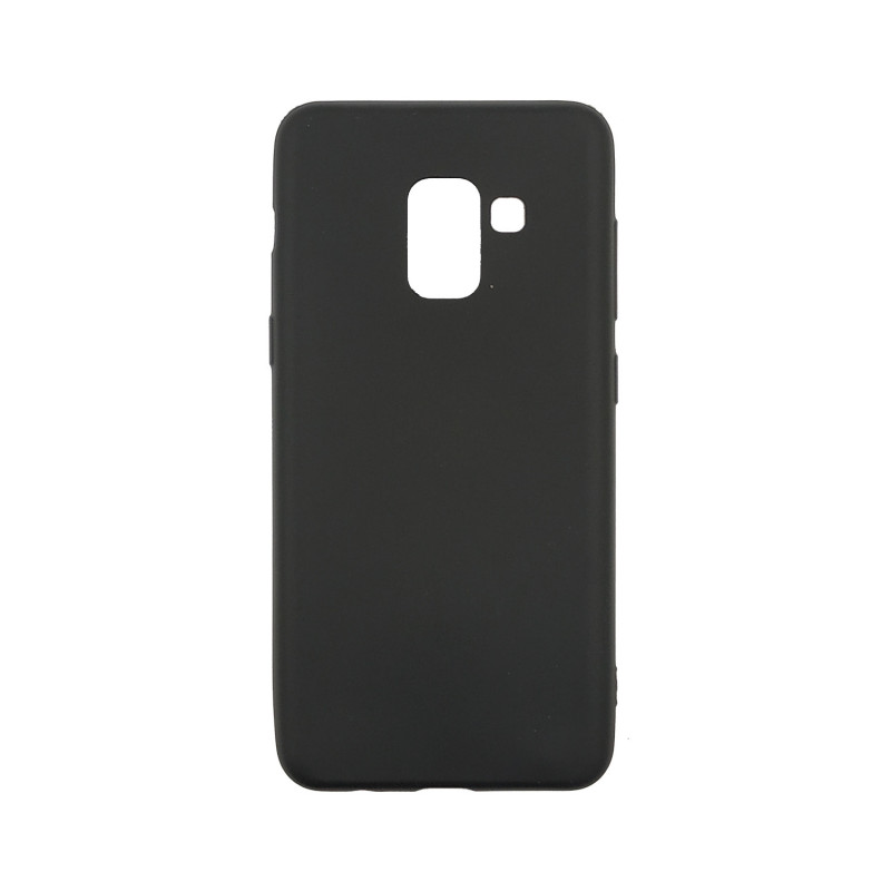 Back Cover Silicone Case for Samsung A530F Galaxy A8 2018 - Color: Black