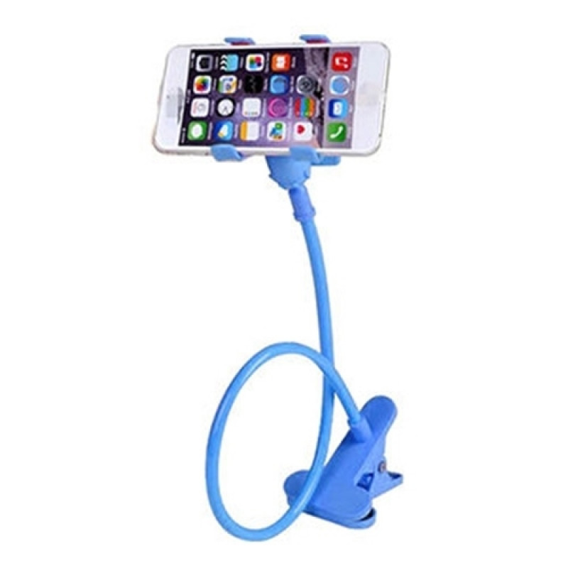 Universal Lazy Bracket Phone Holder - Color: Blue