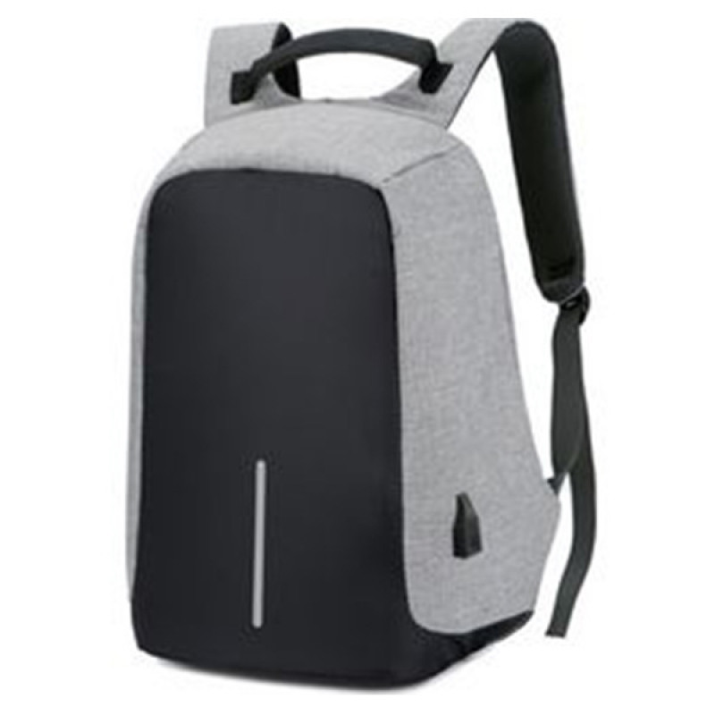 Antitheft Backpack Hoppline with USB Port HOP1000827-2 - Color: Grey