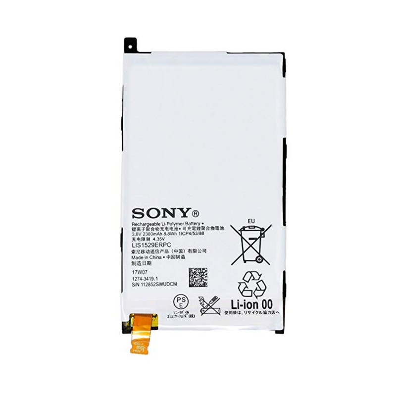 Battery Sony LIS1529ERPC for Xperia Z1 Compact D5503/M51W/SO-04F 2300 mAh