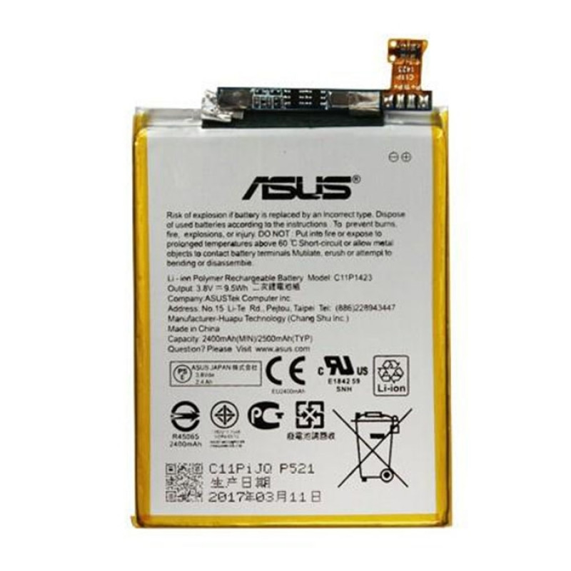 Battery Asus C11P1423 for Zenfone 2 ZE500CL - 2500mAh