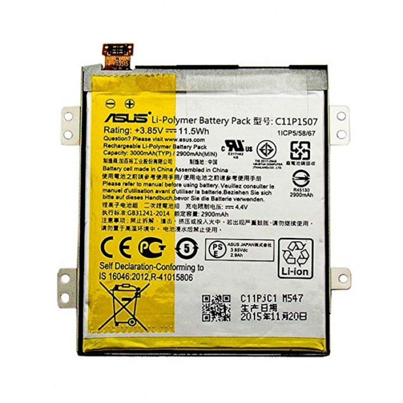 Battery Asus C11P1507 for Zenfone Zoom ZX551ML - 3000mAh