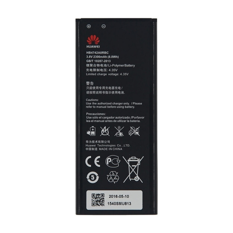 Battery Huawei HB4742A0RBC For MediaPad 7 Lite/Ascend G730/Honor 3C - 2300mah