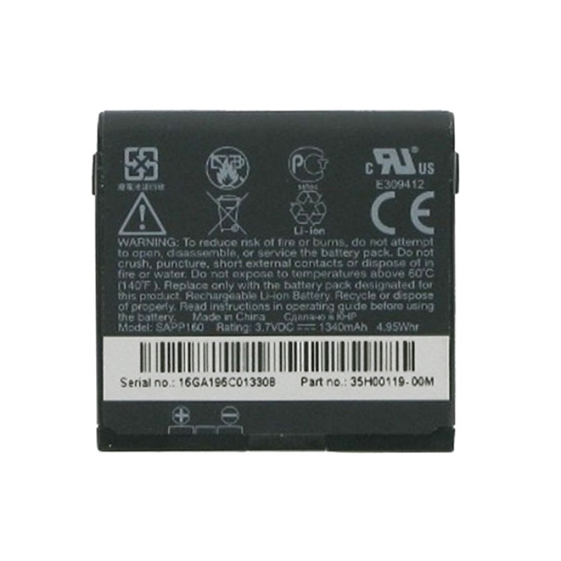 Battery HTC SAPP160 for Magic My Touch 3G - 1340mAh