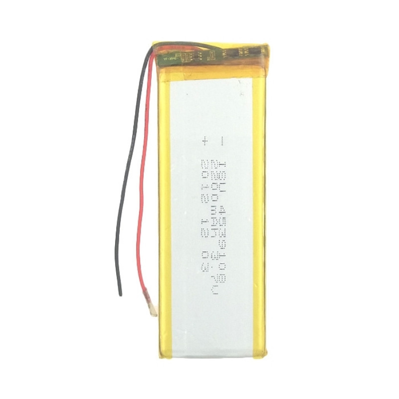 Universal Battery 11x3.8 cm With 2 Cables - 2200mAh