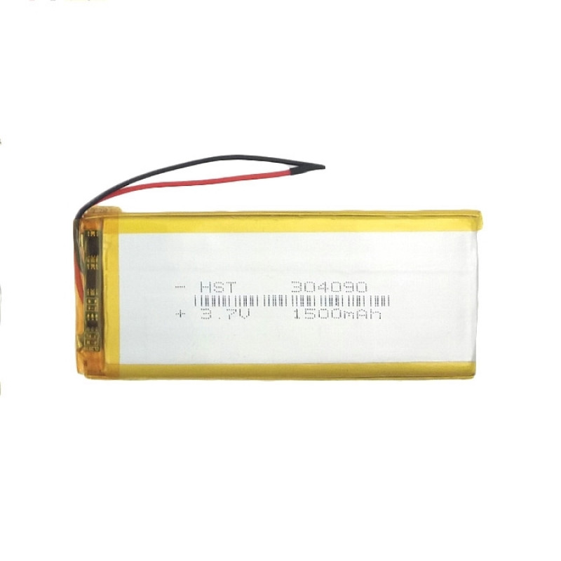 Universal Battery With 2 Cables 9x4 cm - 1500mAh