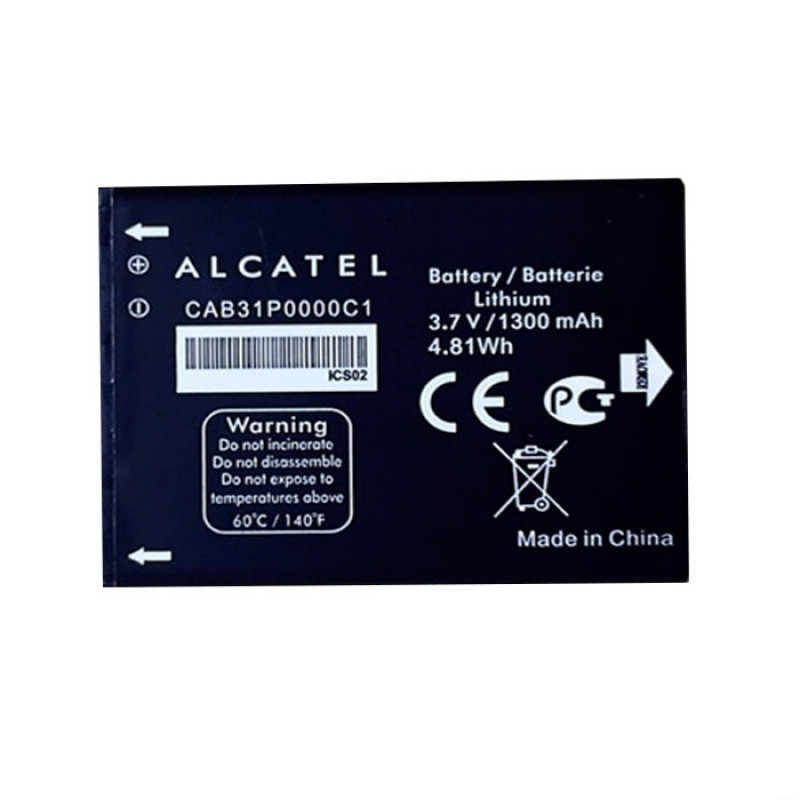 Battery Alcatel CAB31P0000C1 for One Touch POP C3 990 / 908 / 910 / 918D / 985 - 1400 mAh