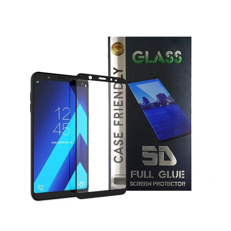 Screen Protector Tempered Glass 5D Full Cover Full Glue 0.3mm for Samsung Galaxy A320F A3 2017 - Color: Black