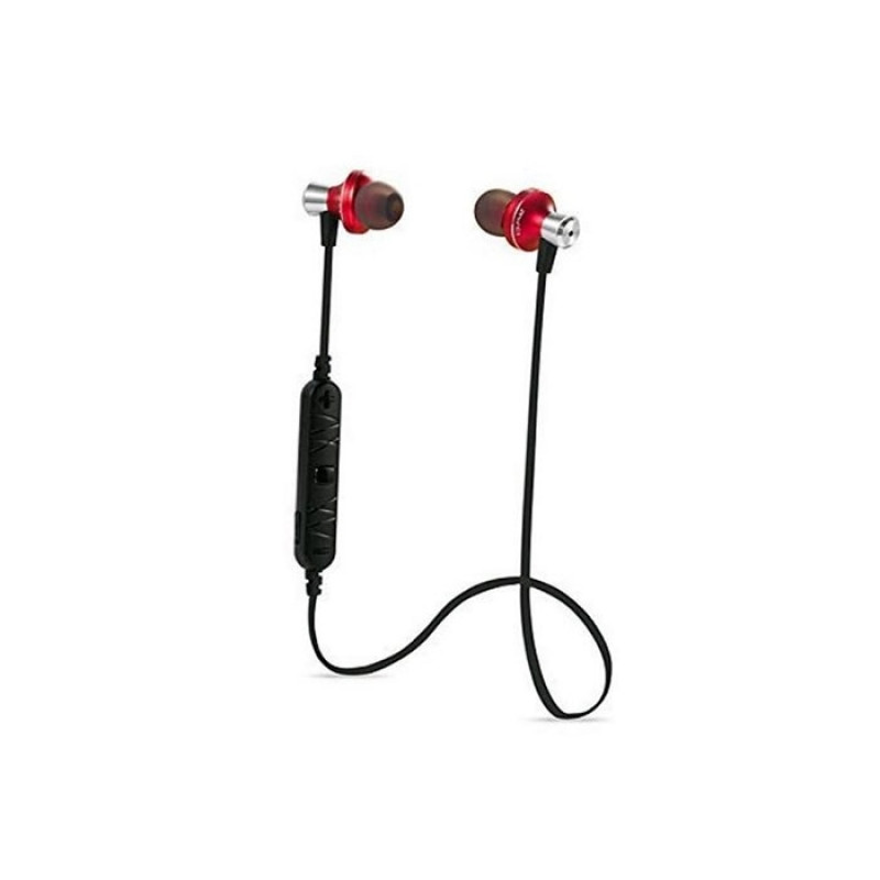 Bluetooth Awei A860BL Magnetic Sport Neckband Wireless Earphones Headset - Color: Red