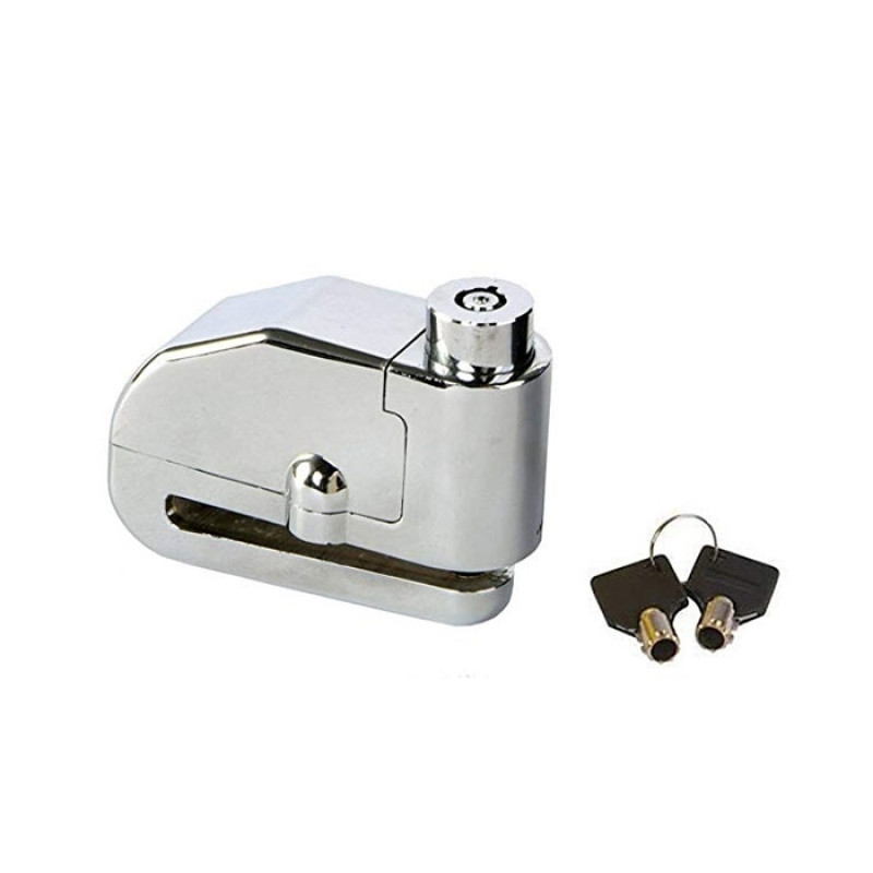 Disc Motorcycle Lock LK 303 - Color: Silver