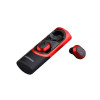 Bluetooth Fineblue FBlue XS Wireless Twin Earbuds Stereo Headset with Charging Dock 580mAh  - Color: Black - Red