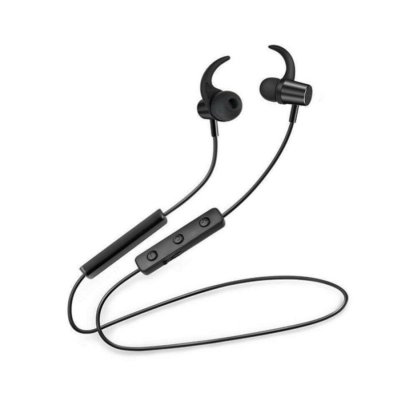 Bluetooth Fineblue P20 Sport Neckband Magnetic Stereo Earphones Wireless Headset - Color: Black