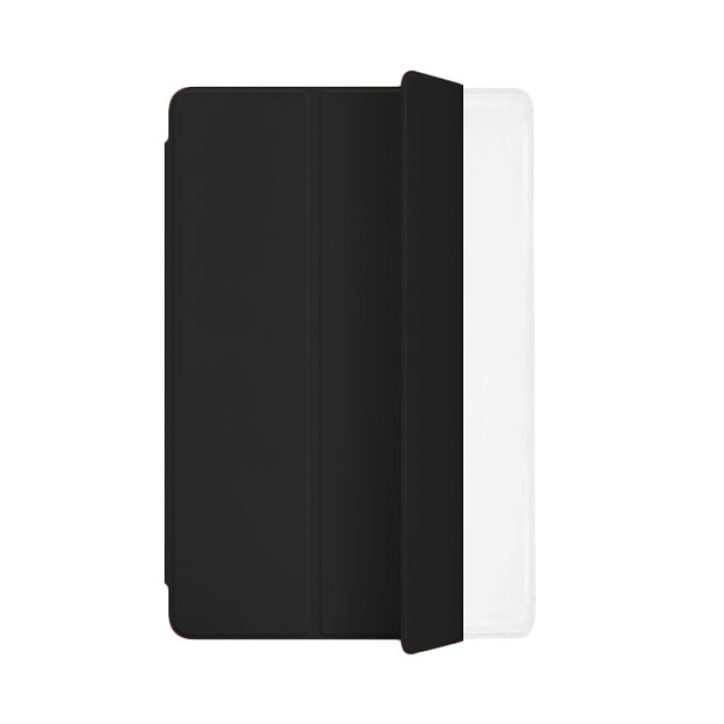 Slim Smart Tri-Fold Cover Case for Samsung T377/T375 Galaxy Tab E 8.0 - Color: Black