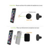 QY Magnetc Air Vent Phone Mount - Color: Black