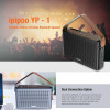 Bluetooth Speaker Ipipoo YP-1 Portable Outdoor AUX/FM Radio/USB/TF Card - Color: Black