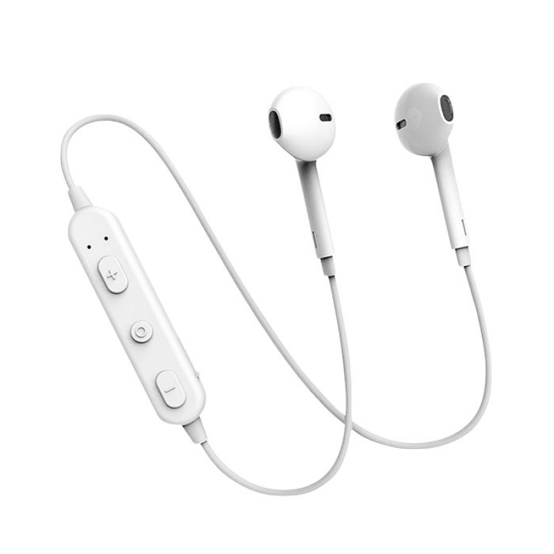 Bluetooth Earldom ET-BH27 Sport Neckband Wireless Stereo Earphones Headset - Color: White