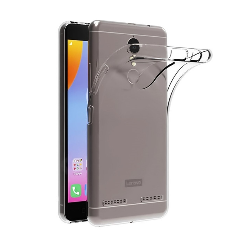 Back Cover Silicone Case for Lenovo K6 Power - Color: Clear