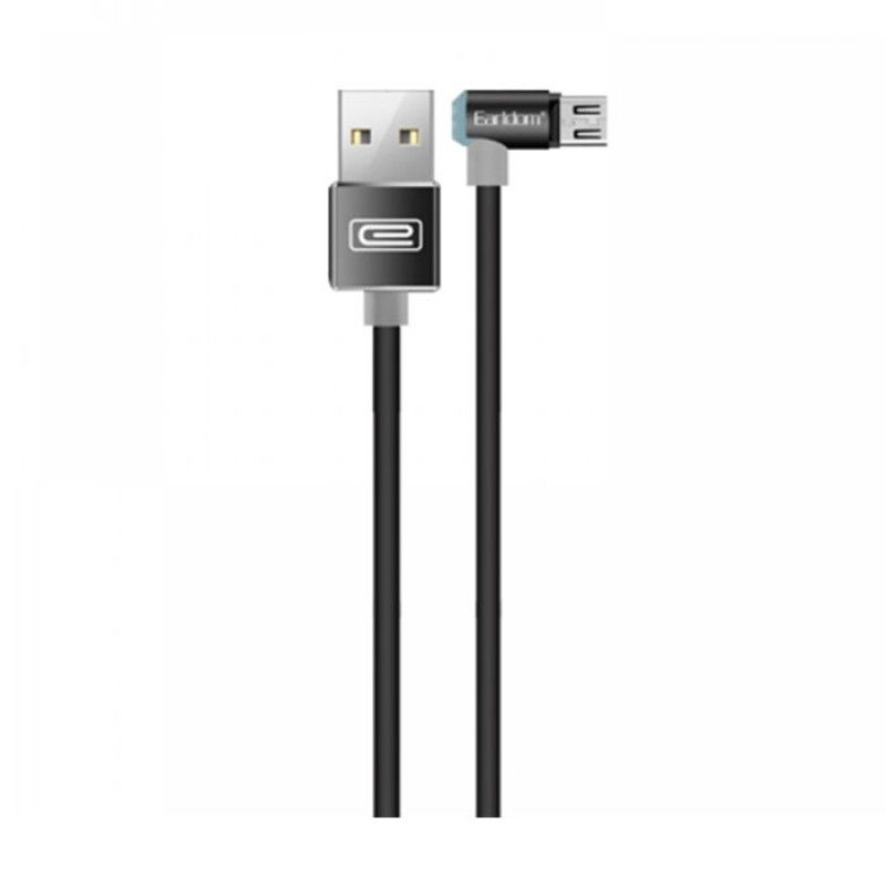 EARLDOM ET-020 Micro-USB Charging and Data Cable 1m  - Color: Black