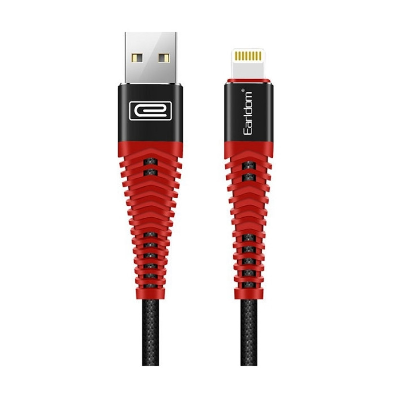 EARLDOM EC-060 Lightning Charging and Data Cable 1m  - Color: Black