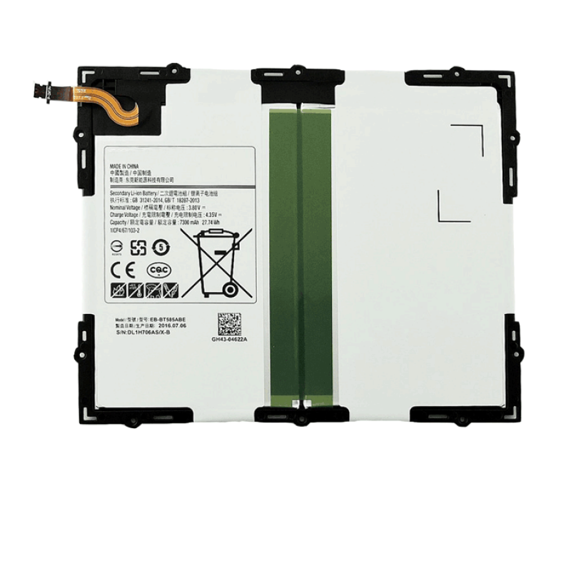 Battery Compatible With Samsung EB-BT585ABE for T580/T585 Galaxy Tab A 10.1 2016 - 7300 mAh