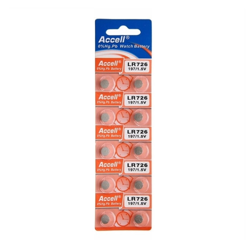 Buttoncell Batteries Goop AG2/1.5V - LR726 (10 pcs)