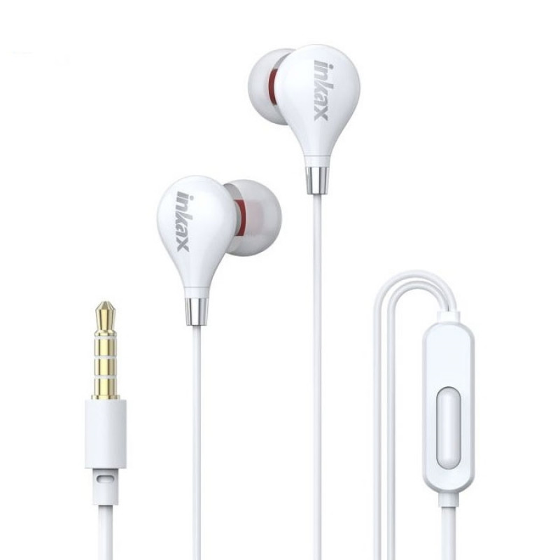 inkax - EP-12 hands free Earphones - Color: White