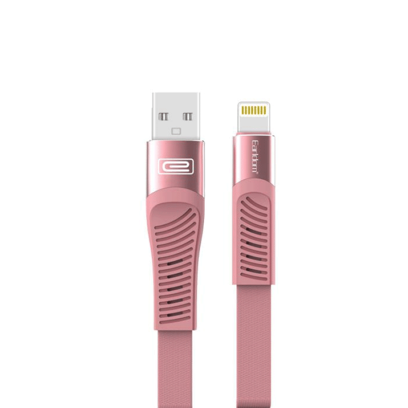 EARLDOM EC-093I Lightning Data and Charging Cable 1.2m - Color: Pink