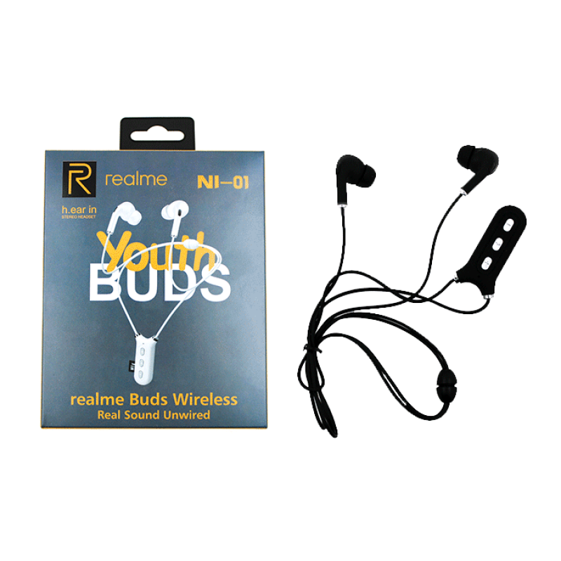 Realme Bluetooth Earbuds ΝΙ-01 - Color: Black