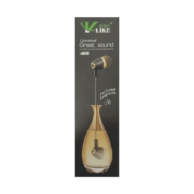 Vlike V-711 Handsfree Earphones Perfume - Color: Silver