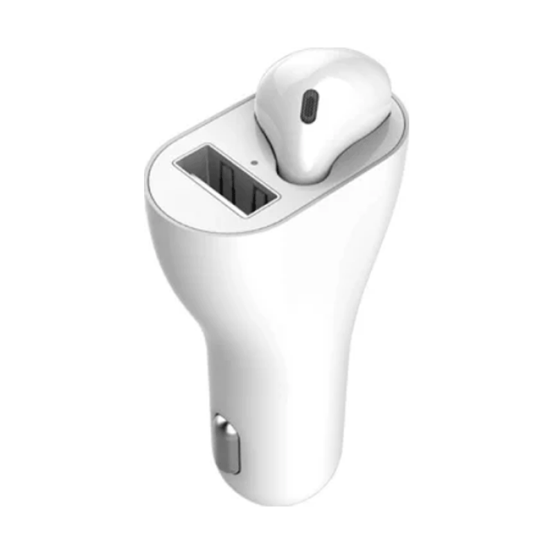 Earldom ET-M41 Earbud with Car Charging Dock RIght - Color: White