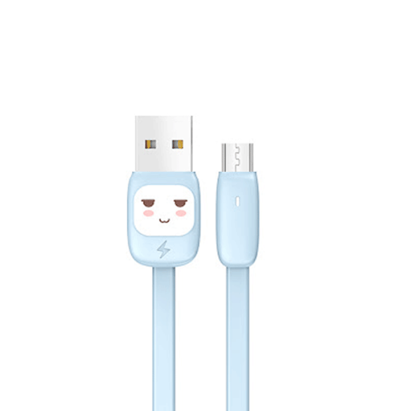 USAMS US-SJ232 U7 Charging Cable Micro to USB 1M - Color: Light Blue