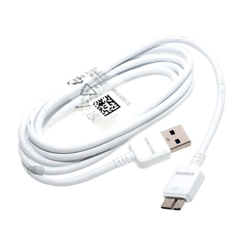 Original Data Link Cable 3.0, 4.0PI, 5 FT for Samsung Galaxy - GH39-01663A - Color: White