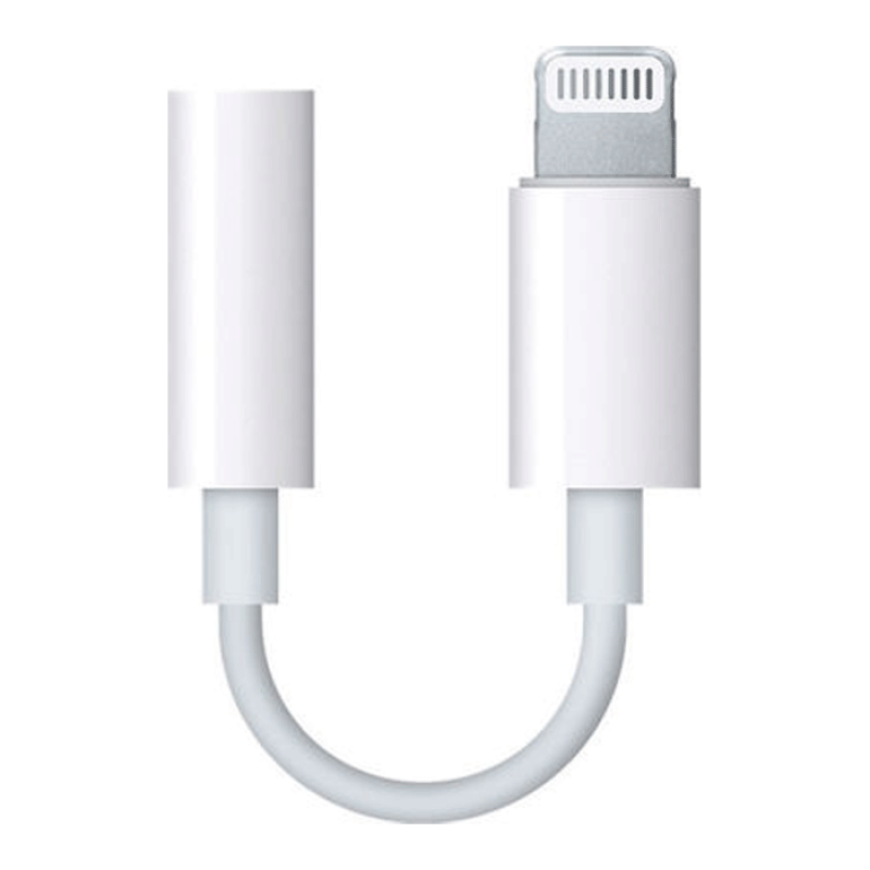 Lightning to Audio Jack Cable 3,5mm - Color: White