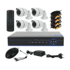 Full HD AHD CCTV Kit - 4Channel CCTV DIY Camera system - 4 Waterproof Bullet Cameras