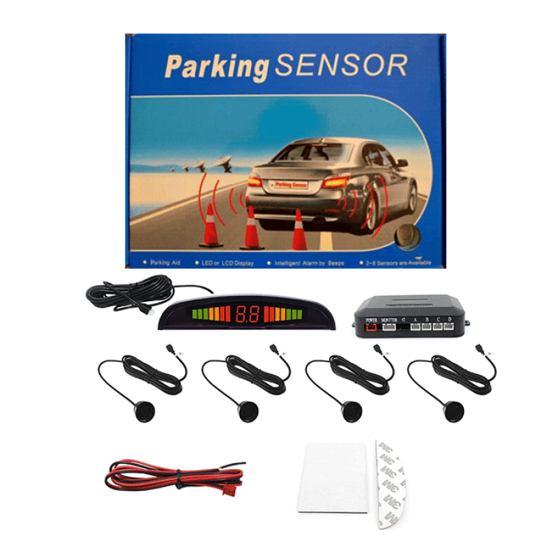 Universal Parking sensor with digital display tire repair kit